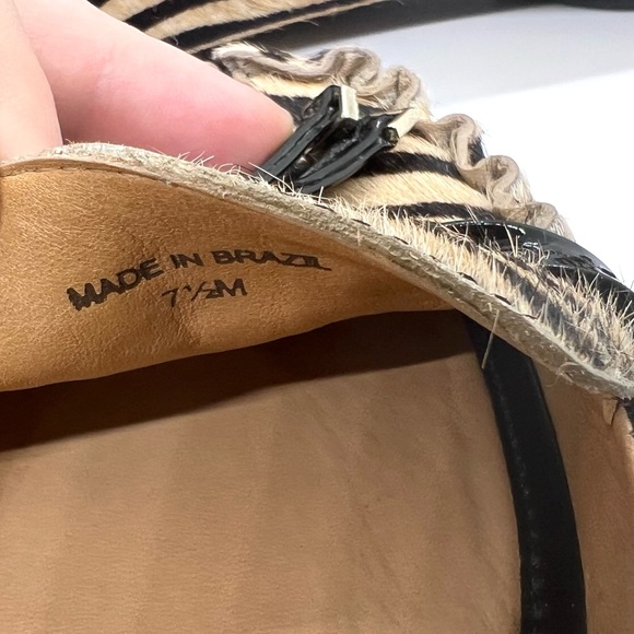 Kate Spade Calf Hair Animal Print Driving Moccasin Loafer - Picture 5 of 15